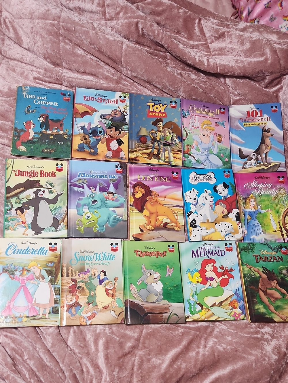 Disney Kids Classics The Wonderful World Of Reading Books Lot Of 15